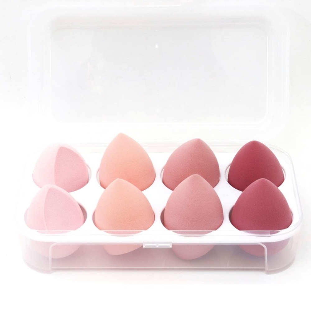 Beauty Blender Sponge 8 Pcs in A Storage Box💁🏻‍♀️